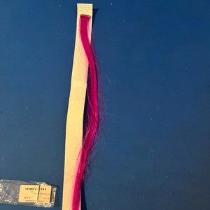 Magenta Pink Purple Straight Clip in Hair Extension 1 Piece 18 Inches NEW